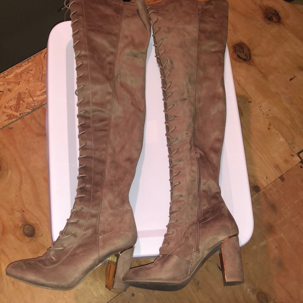 Knee high boots